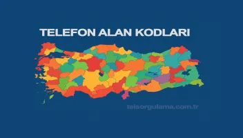 Türkiye 81 İlin Şehirlerarası Telefon Alan Kodları